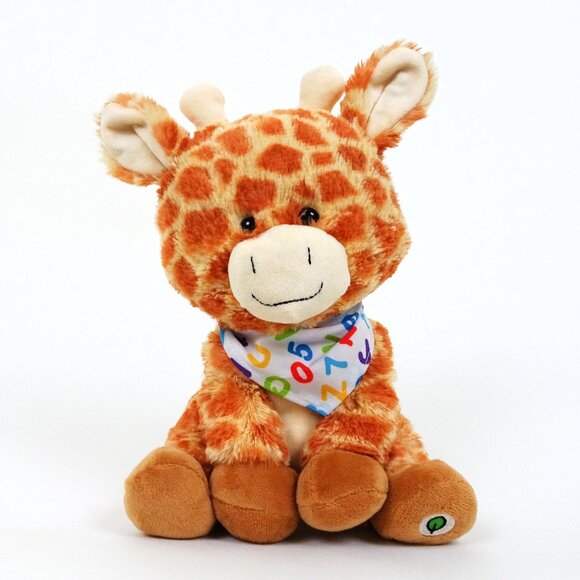Cuddle Barn Other - Cuddle Barn Jodey the Giraffe Alphabet Signing Stuffed Animal Toy 13” Animated